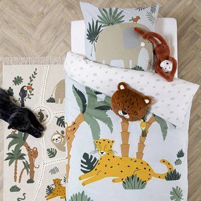 Dywan do pokoju dziecięcego Jungle, mapa, bawełniany, 150 x 100 cm