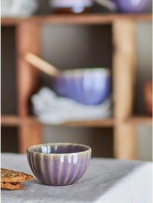 Ciemnofioletowa kamionkowa miska 165 ml Latina – Bloomingville
