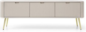 Szafka RTV: Kaszmir, złote nogi, 168 x 57 x 39 cm