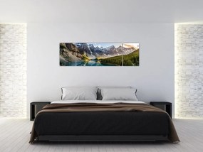Obraz - Kanada, Park Narodowy Banff, Jezioro Moraine (170x50 cm)