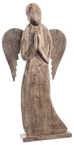 InDecor Anioł z drewna mango, 39 x 7,5 x 78 cm, 78 cm
