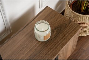 Szafka pod TV w dekorze orzecha w ciemnym naturalnym kolorze 180x50x29,5 cm Serenity – Kalune Design