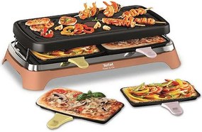 Raclette TEFAL RE651JF0 8 osób 1450W - Multifunkcyjny, Grill, Plancha, Pizza Party, Brunch, Książka kucharska