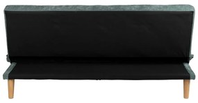 Turkusowa rozkładana sofa z tkaniny szenilowej 178 cm – Ixia