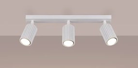 Biała potrójna lampa industrialna - 26X D307 T3-F53