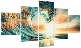 Obraz - Fala (125x70 cm)