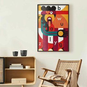 Plakat Sztuka designu 40x60 cm z ramą czarną bez marginesu ARTGEIST B