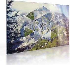Obraz na szkle - Figura geometryczna (70x50 cm)