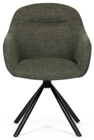 Zestaw krzeseł obiadowych z mechanizmem powrotnymDCH-Y1143 GRN2, 2 szt.