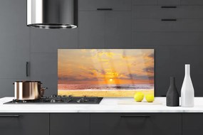 Panel Szklany Lazurowa Zatoka I Piasek