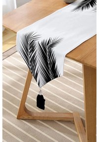 Czarno-beżowy bieżnik 140x45 cm – Minimalist Cushion Covers