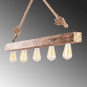 Lampa wisząca w naturalnym kolorze Erebos – Opviq lights