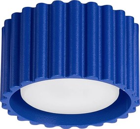 Lampa Sufitowa Minimalistyczny Aura, Aluminium - 1 Źródło - L.10 X H.10 Cm - Ultramaryna