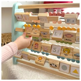 Tooky toy liczydło dwustronne alfabet obrazki