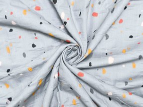 PrzytulneMieszkanie.pl PrzytulneMieszkanie.pl Pościel z kory do łóżeczka Renforcé PINTURA szara Rozmiar pościeli: 45 x 65 cm | 90 x 140 cm