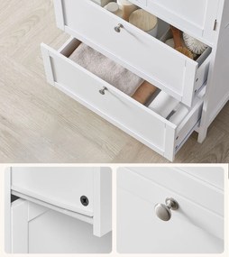 Szafka łazienkowa LAVORANO 110x60 cm, biała