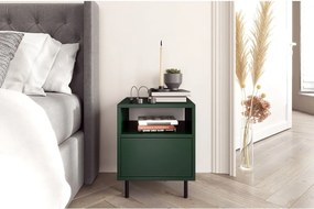 Zielona nowoczesna szafka nocna Dancan MIRKA