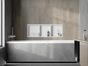 Mexen X-Wall-R półka wnękowa z kołnierzem i półką 90 x 30 cm, biała - 1920903010S