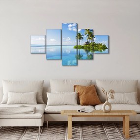 Obraz - Tropikalna wyspa (125x70 cm)