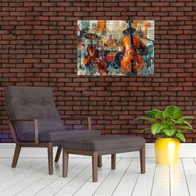 Obraz - Instrumenty muzyczne (70x50 cm)