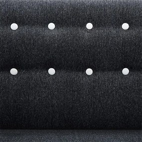 Tapicerowana pikowana sofa  ciemnoszaraF5-B82