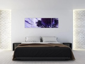 Obraz - Fioletowy kwiat (170x50 cm)