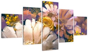 Obraz kwiatów (125x70 cm)