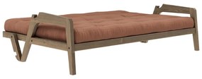 Pomarańczowa rozkładana sofa 204 cm Grab – Karup Design