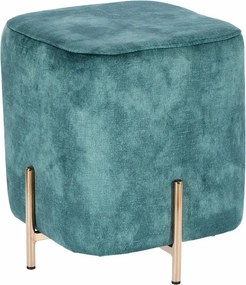 Niebieska Pufa Glamour Welwetowa M9-G52