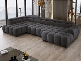 Narożnik BULL XL Lewostronny z elektryczną funkcją regulacji tkanina Salvador 15 WERSAL