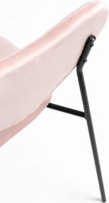 Zestaw 4 Krzese Cora Black Aksamitne