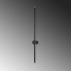 Czarny kinkiet LED ø 7 cm Sword – Opviq lights