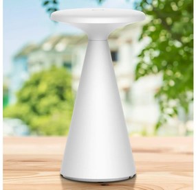 LED lampka stołowa PAROS LED/1,8W/5V USB 1800 mAh IP44 biała, ściemniana