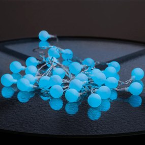 Lampki LED w kolorze niebieskim