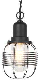 Zewnetrzna Rustykalna lampa wisząca zewnętrzna czarna IP44 - Guardado Rustykalny / Vintage Oswietlenie zewnetrzne
