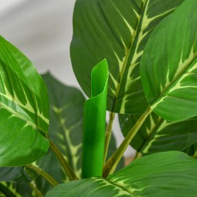 HOMCOM Sztuczne drzewko 95 cm, 33 liście, w doniczce do salonu | Aosom PL