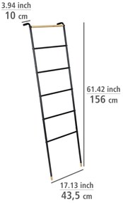 Wieszak na ręczniki drabina, 156 x 43 cm, Loft, WENKO