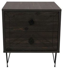 Stolik nocny Luna Dark Brown