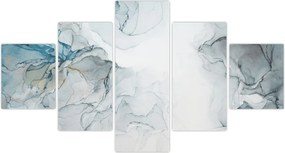 Obraz - Niebieski marmur (125x70 cm)