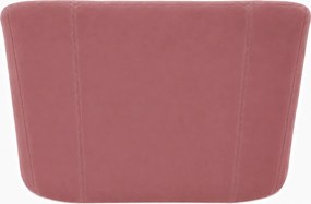 Sofa CLUB tapicerowana : Kolor tkaniny - VELVET - MG58, Typ tkaniny - Velvet