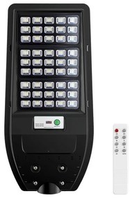 Lampa solarna uliczna LED VIA 100W/10000 mAh 3,2V 6000K IP54 + pilot zdalnego sterowania