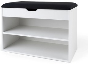 Szafka na buty z siedziskiem LEVA, 60 x 30 x 47 cm