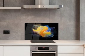 Panel szklany do Kuchni Feeria Kolorowych Fraktali