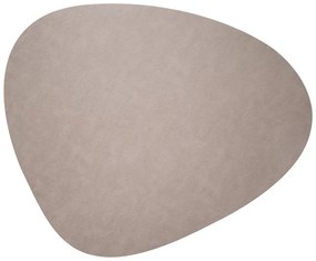 Szarobeżowa skóra na podłogę 115x135 cm Curve XXXL Bull – LIND DNA
