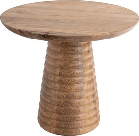 Stolik pomocniczy Force Layered Base - drewno mango