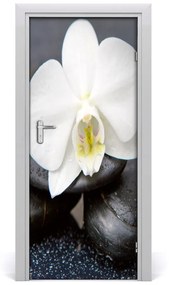 Nalepka Naklejka fototapeta na drzwi Orchidea zen