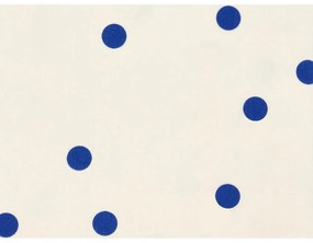 Niebieska/kremowa pościel jednoosobowa z satyny bawełnianej 140x200 cm Solaris – Södahl