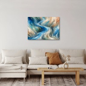 Obraz - Abstrakcyjny nurt (70x50 cm)