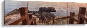Obraz - Zejście ku morzu (170x50 cm)