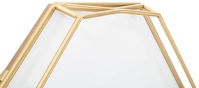 Ośmiokątny zegar na ścianę w stylu glamour, Ø 56 cm